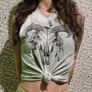 Steer Skull Graphic Tank